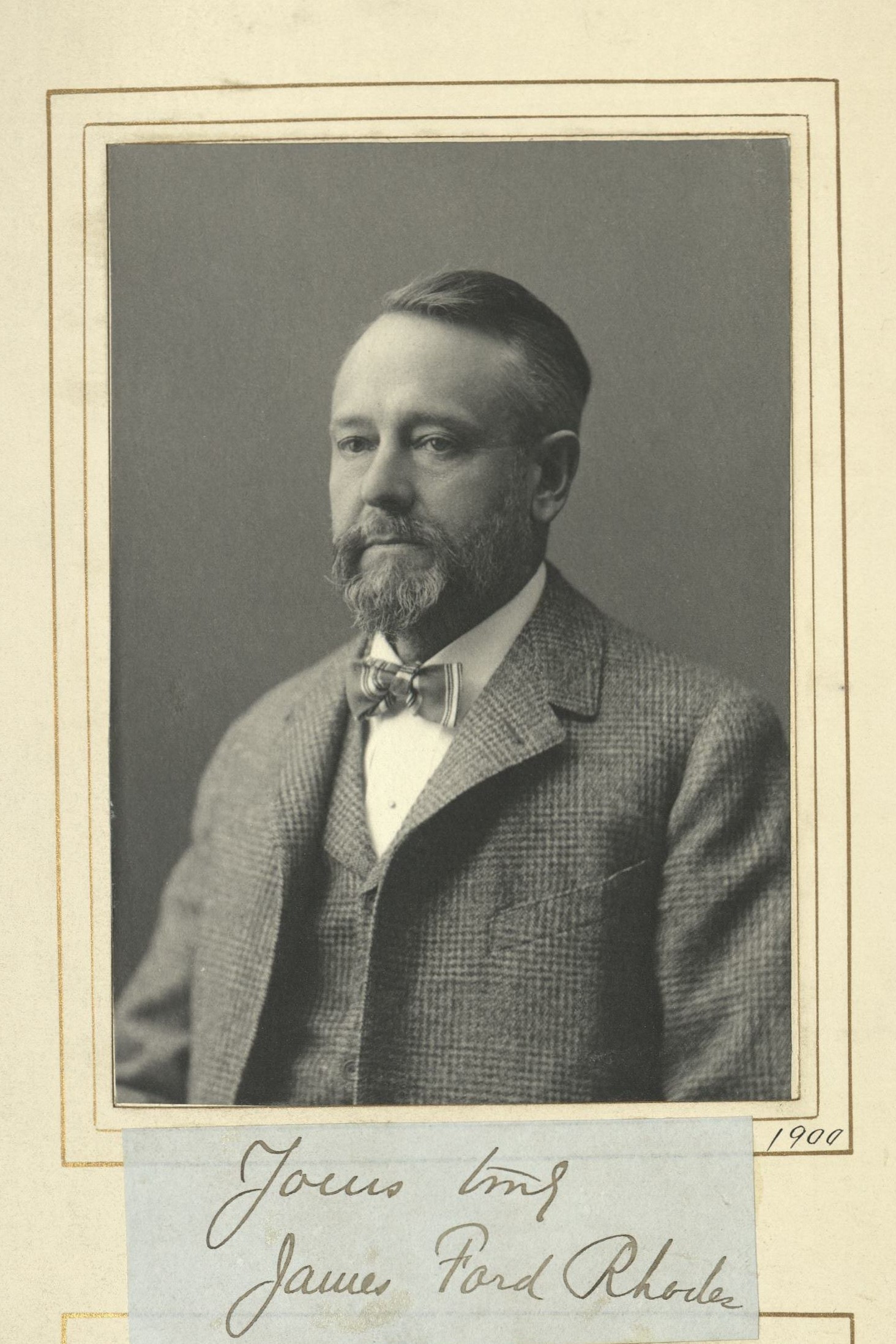 Member portrait of James Ford Rhodes